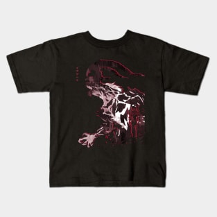 Ifrit Awakening Grey ver.:Final Fantasy XVI Kids T-Shirt